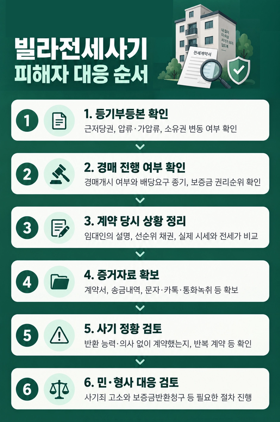 빌라전세사기 피해자 대응 전략 총정리