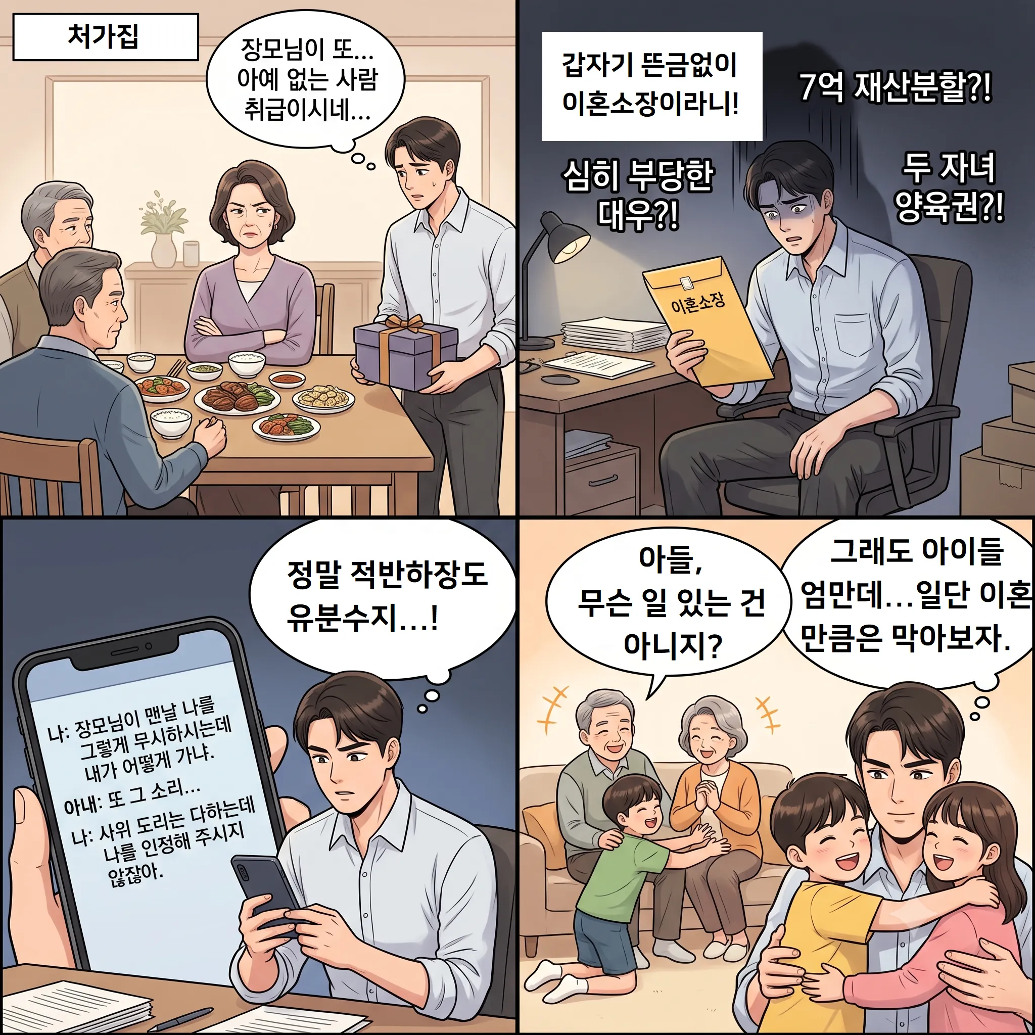 15년 부부 세월, 갑작스럽게 재산분할이혼청구 당한 승원씨의 사연