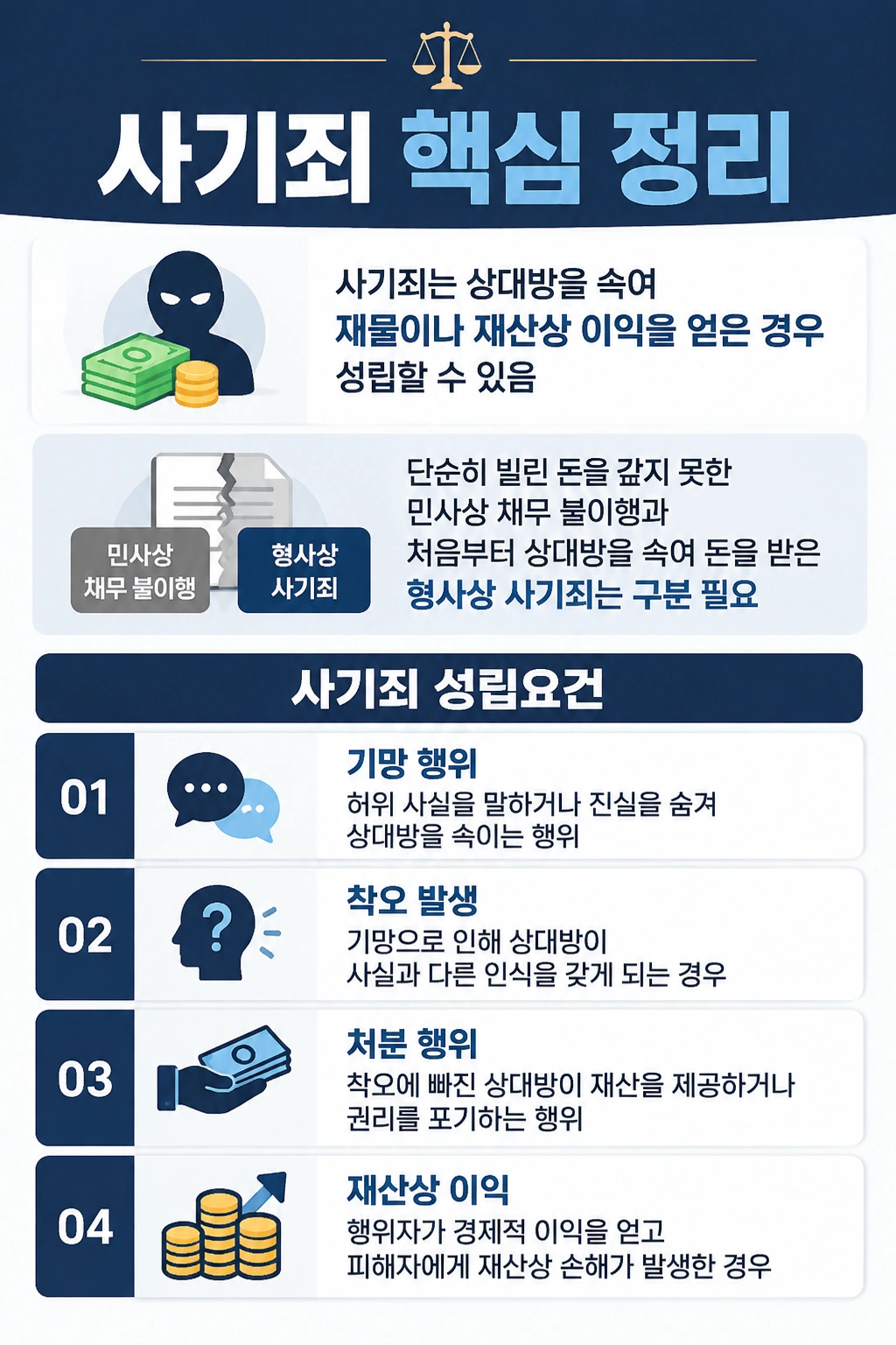 사기 성립요건