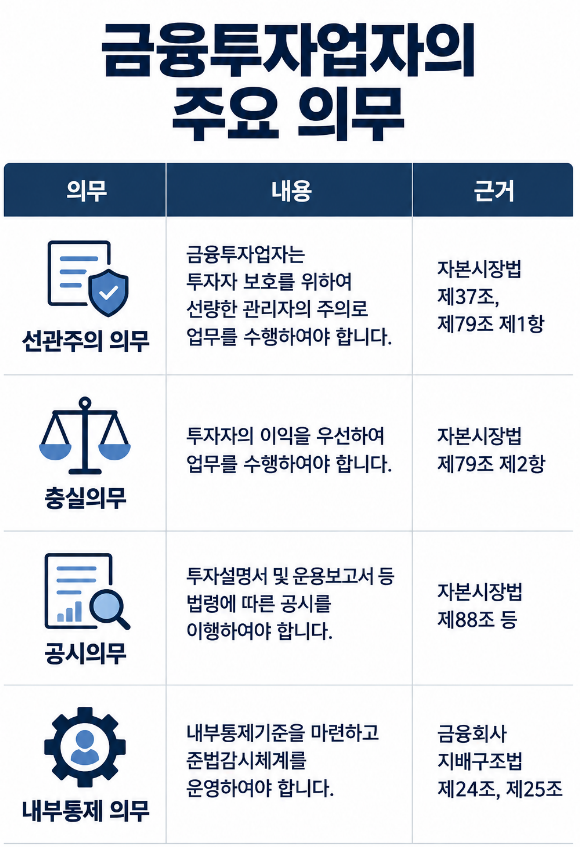 자산운용사자문 | 자산운용사의 주요 의무와 법적 쟁점