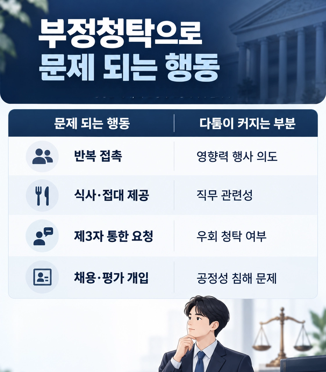 부정청탁과태료를 받을 수도 있는 행동 총정리