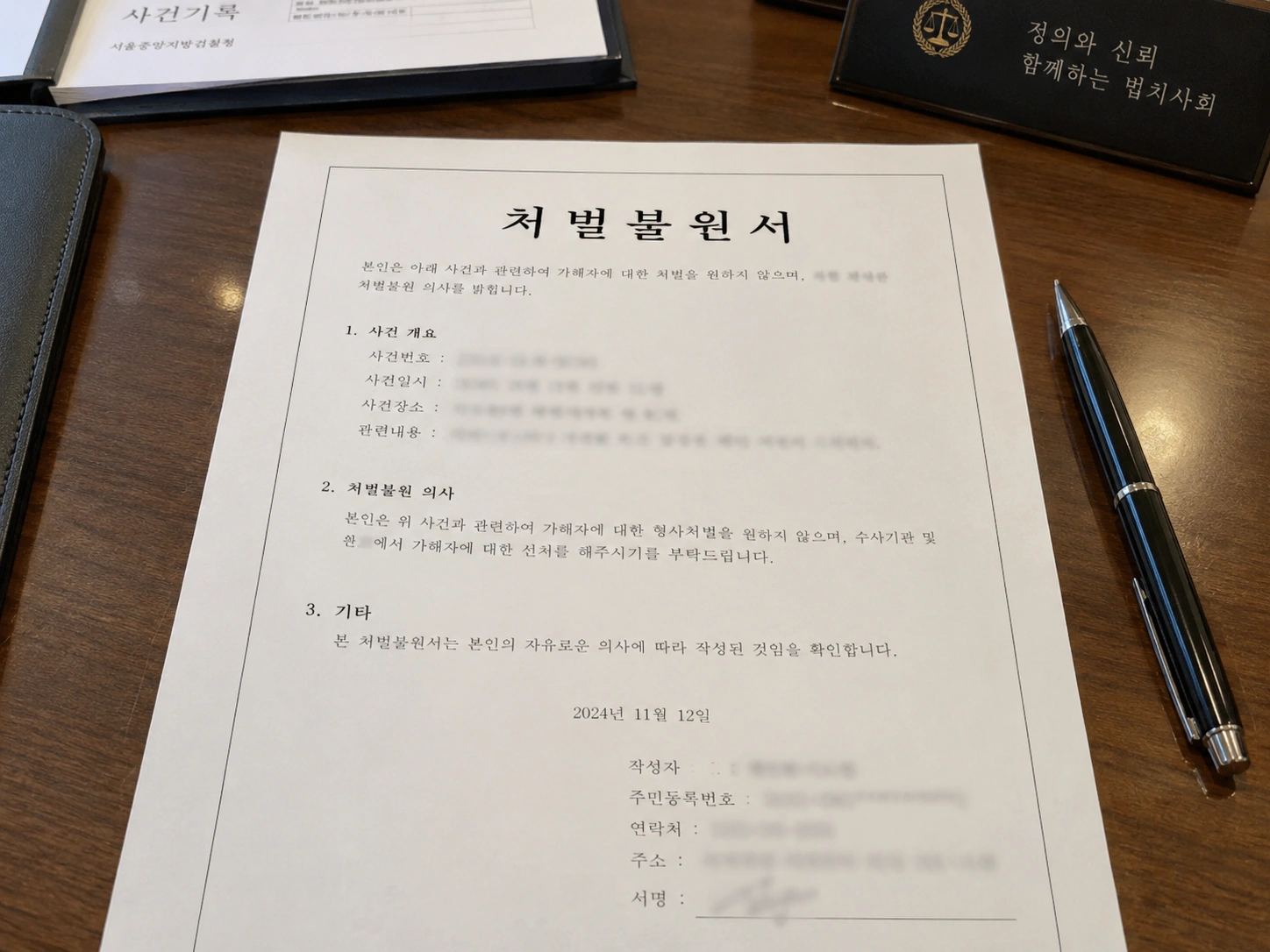 특수상해합의 대륜의 실제 조력