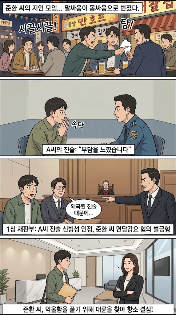 형사재판항소를 위해 대륜을 찾은 의뢰인의 사례
