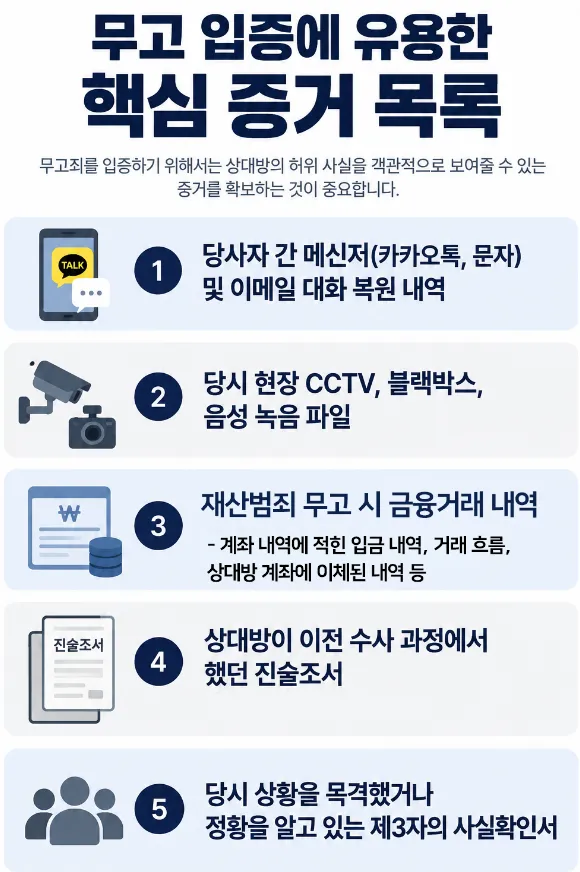 무고죄공소시효 안 놓치는 실전 증거 수집 및 고소장 작성 전략