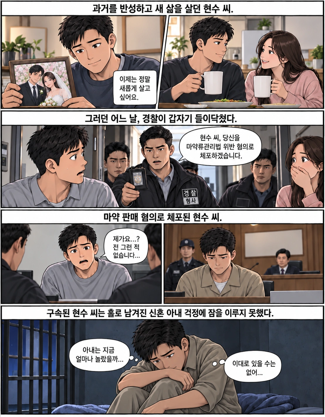 마약구속 의뢰인의 사연