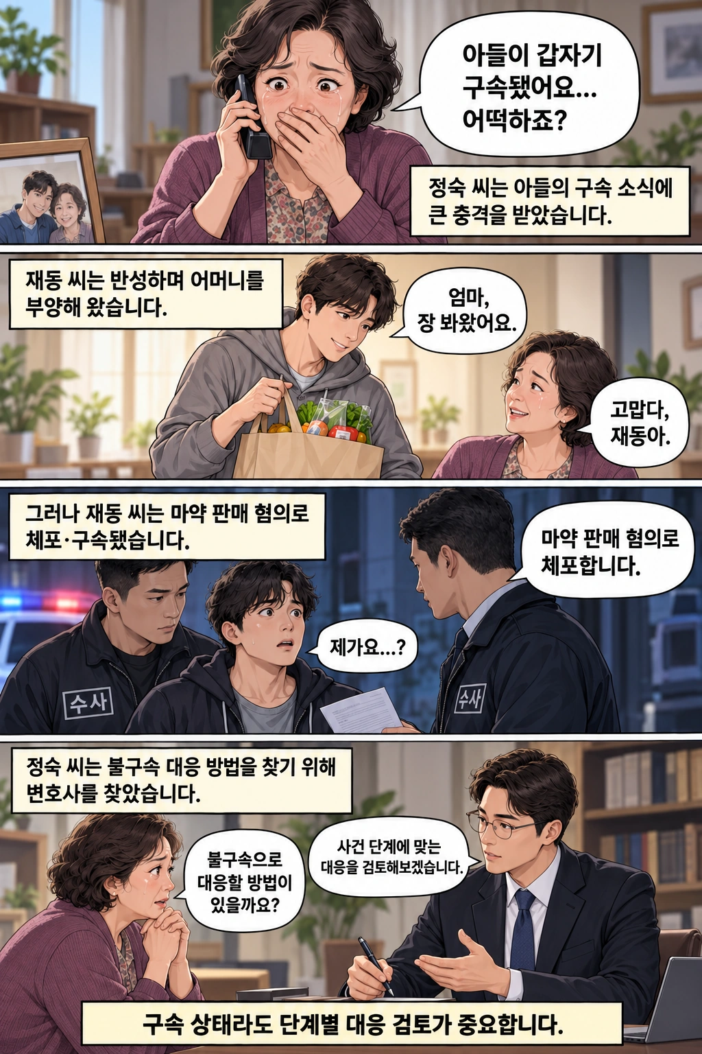 보석신청을 알아본 의뢰인