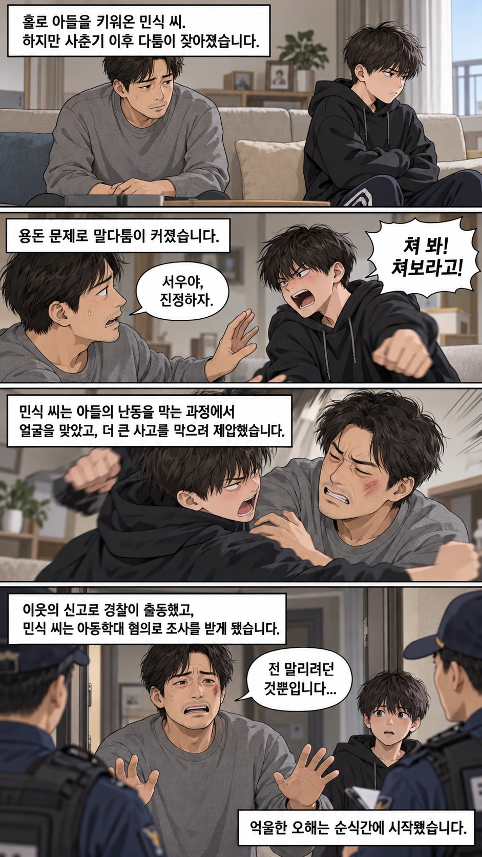 아동학대사건에 연루된 의뢰인의 사연