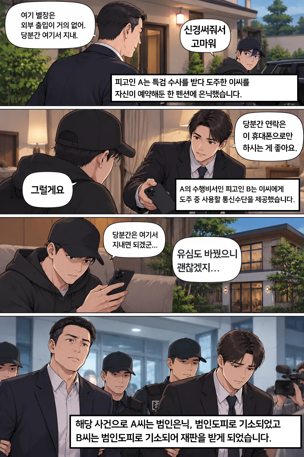 범인은닉죄, 사라진 부회장과 분주해진 친구