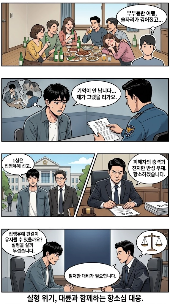성범죄집행유예 항소심 대응 상담