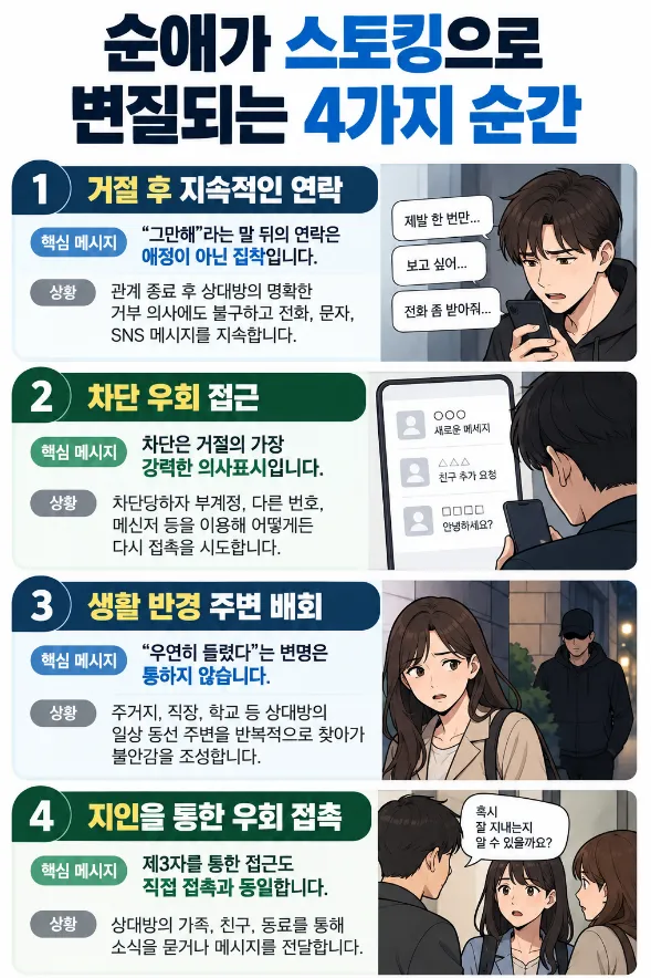 이렇게 하면 스토킹처벌법위반 위기 벗어날 수 있습니다