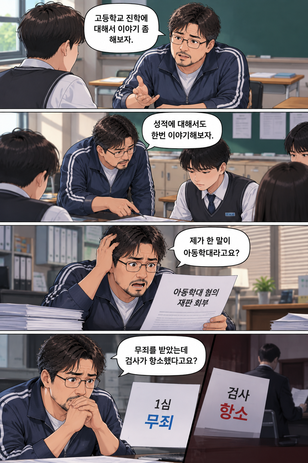 아동학대 혐의로 재판받아 아동학대벌금 위기인 교사