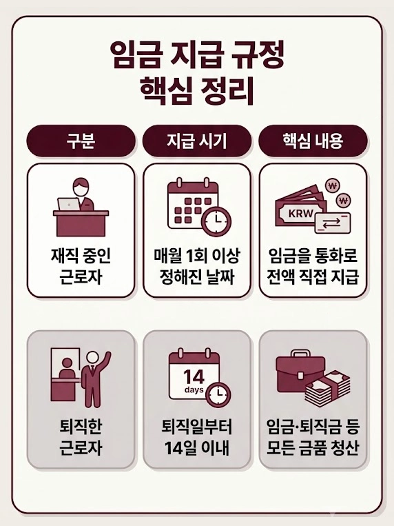 임금체불신고대응 기준 2가지