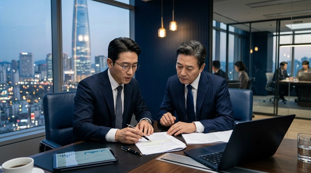 계약서검토를 통해 불리하거나 누락된 계약 조항을 점검하는 변호사