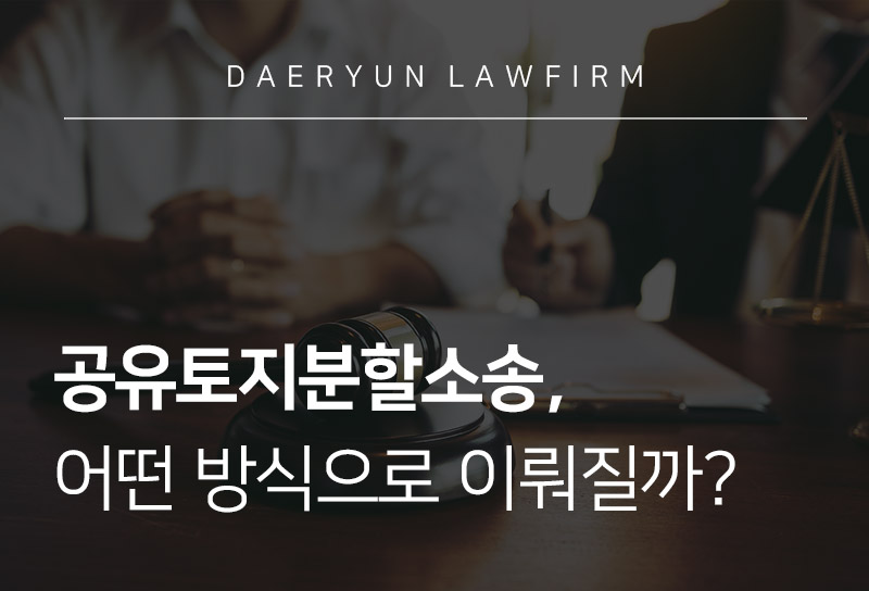 공유지분할소송의 핵심